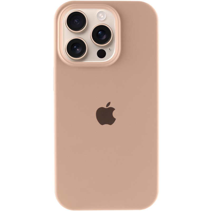 Фото Чехол Silk Full Protective (AA) для Apple iPhone 16 Pro Max (6.9") (Бежевый / Desert Gold) на vchehle.ua
