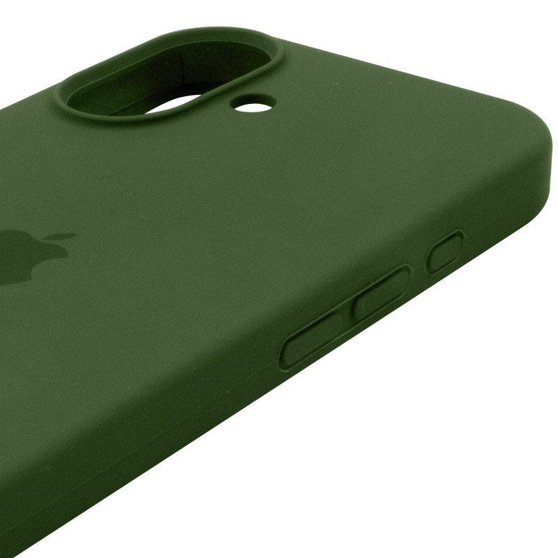 Чехол Silk Full Protective (AA) для Apple iPhone 17 (6.3") (Зеленый / Dark Olive) в магазине vchehle.ua