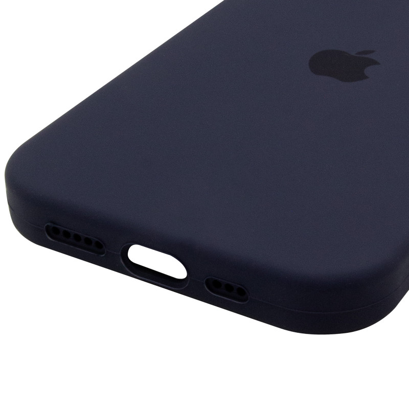 Купить Чехол Silk Full Protective (AA) для Apple iPhone 17 (6.3") (Темно-синий / Midnight blue) на vchehle.ua