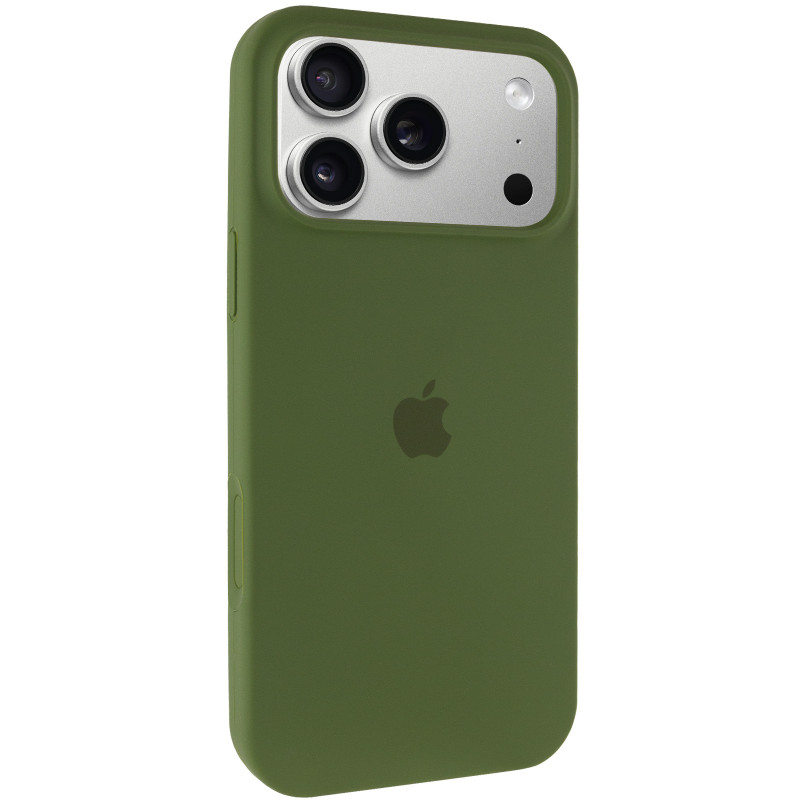 Чехол Silk Full Protective (AA) для Apple iPhone 17 Pro (6.3") (Зеленый / Dark Olive)