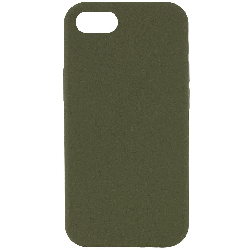 Чехол Silk Full Protective (AA) NO LOGO для Apple iPhone SE (2020) / 7 / 8 (4.7") (Зеленый / Dark Olive)