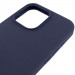 Чехол Silk Full Protective (AA) NO LOGO для Apple iPhone 14 Pro (6.1") (Темно-синий / Midnight blue) в магазине vchehle.ua