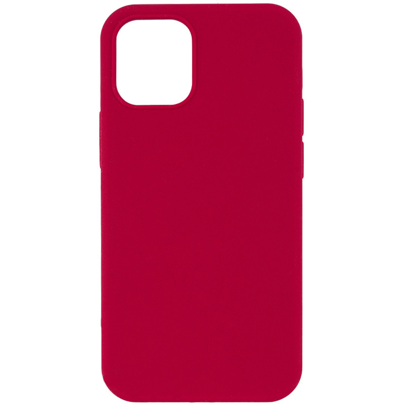Чехол Silk Full Protective (AA) NO LOGO для Apple iPhone 15 (6.1") (Красный / Rose Red)