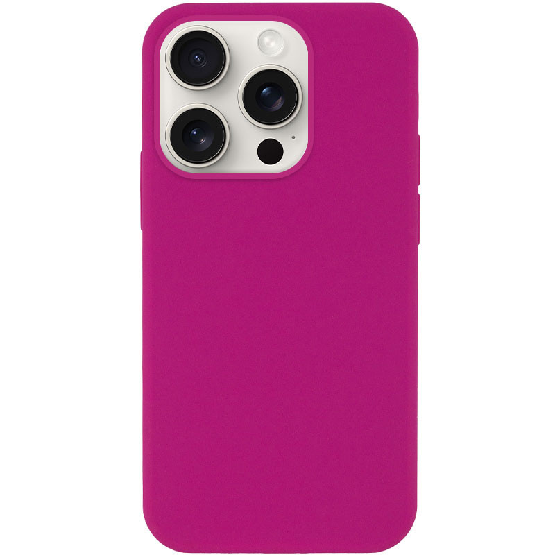 Чехол Silk Full Protective (AA) NO LOGO для Apple iPhone 15 Pro (6.1") (Малиновый / Dragon Fruit)