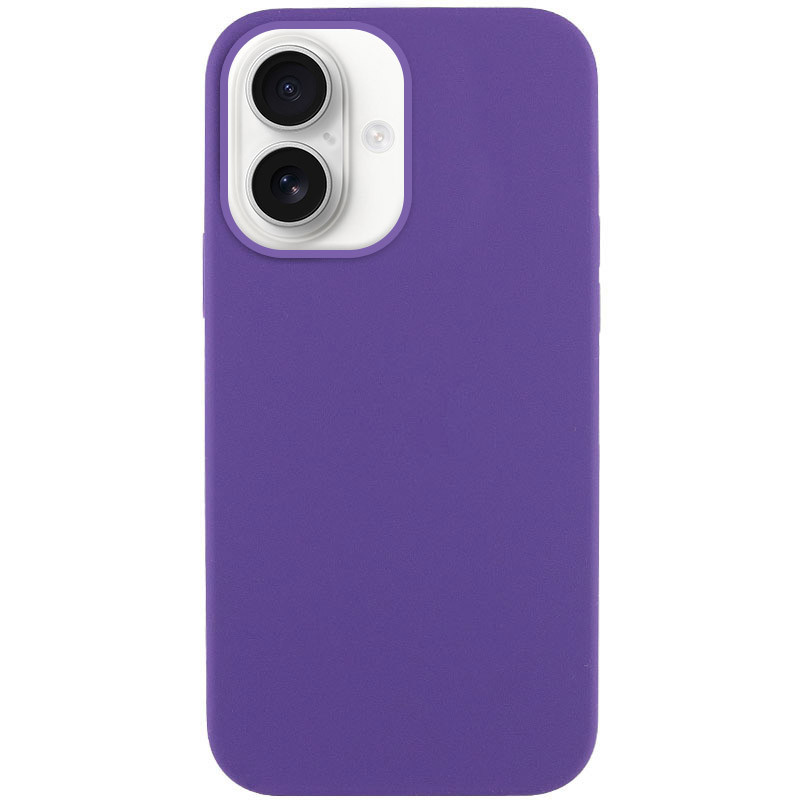 Чохол Silk Full Protective (AA) NO LOGO на Apple iPhone 16 (6.1") (Фіолетовий / Amethyst)