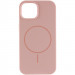 Фото Чехол Silk Full Protective (AA) NO LOGO with Magnetic Fit для Apple iPhone 15 (6.1") (Розовый / Pink Sand) на vchehle.ua
