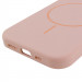 Купить Чехол Silk Full Protective (AA) NO LOGO with Magnetic Fit для Apple iPhone 15 (6.1") (Розовый / Pink Sand) на vchehle.ua