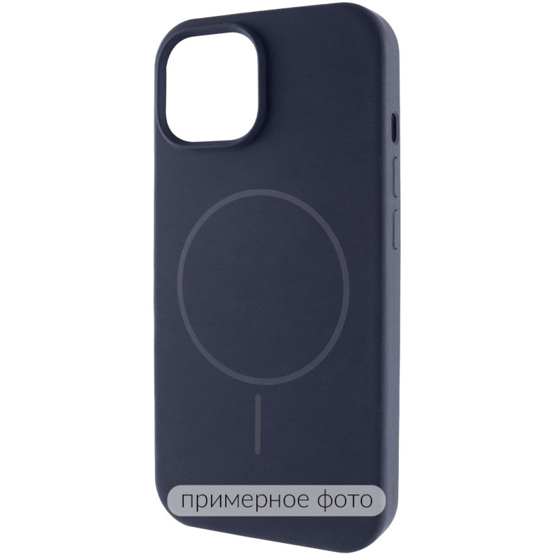 Чехол Silk Full Protective (AA) NO LOGO with Magnetic Fit для Apple iPhone 17 (6.3") (Темно-синий / Midnight blue)