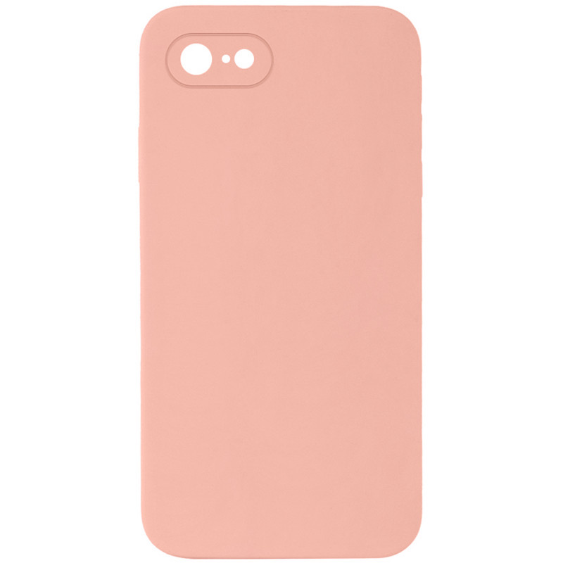 Чехол Silk Square Full Camera Protective (AA) NO LOGO для Apple iPhone 7/8/SE (2020) (4.7") (Персиковый / Peach)