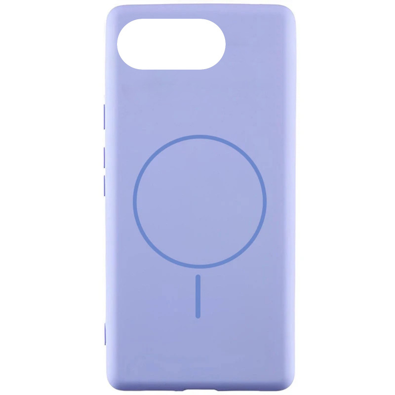 Чохол Silicone Cover Lakshmi (AA) with Magnetic Fit на Google Pixel 10a (Бузковий / Dasheen)