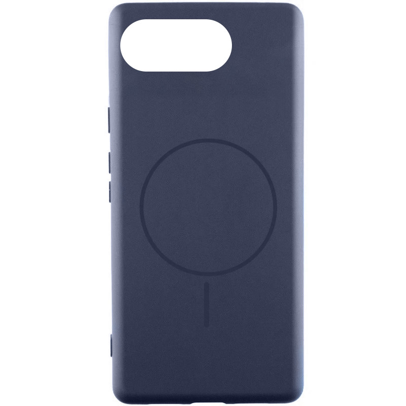 Чохол Silicone Cover Lakshmi (AA) with Magnetic Fit на Google Pixel 10a (Темно-синій / Midnight blue)