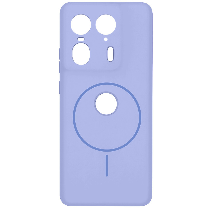 Чохол Silicone Cover Lakshmi Full Camera (AA) with Magnetic Fit на Motorola Edge 50 Ultra (Бузковий / Dasheen)