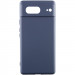 Чохол Silicone Cover Lakshmi Full Camera (AAA) на Google Pixel 7 (Темно-синій / Midnight blue)