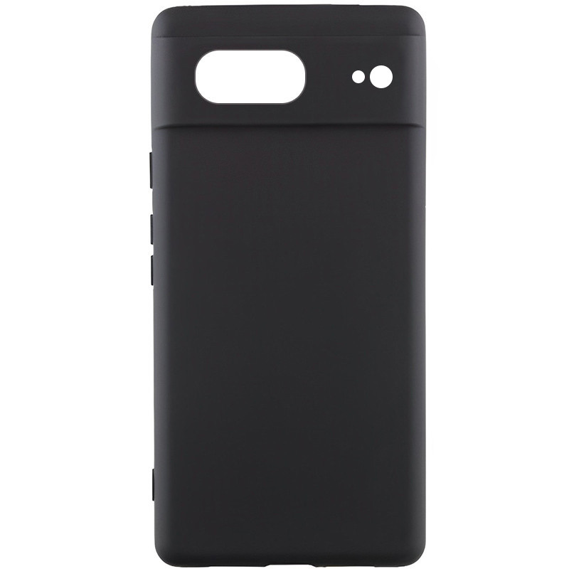 Чохол Silicone Cover Lakshmi Full Camera (AAA) на Google Pixel 7 (Чорний / Black)