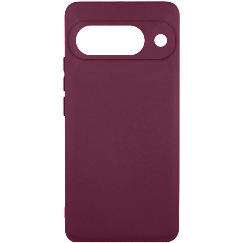 Чехол Silicone Cover Lakshmi Full Camera (AAA) для Google Pixel 9a (Бордовый / Plum)