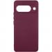Чехол Silicone Cover Lakshmi Full Camera (AAA) для Google Pixel 9a (Бордовый / Plum)