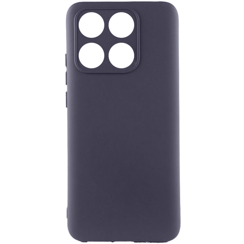 Чехол Silicone Cover Lakshmi Full Camera (AAA) для Motorola Moto G15 / G15 Power / G17 / G17 Power (Серый / Dark Gray)
