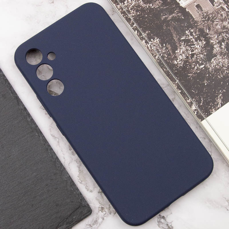 Купити Чохол Silicone Cover Lakshmi Full Camera (AAA) на Samsung Galaxy A34 5G (Темно-синій / Midnight blue) на vchehle.ua