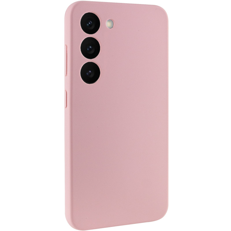 Чохол Silicone Cover Lakshmi Full Camera (AAA) на Samsung Galaxy S23 (Рожевий / Pink Sand)