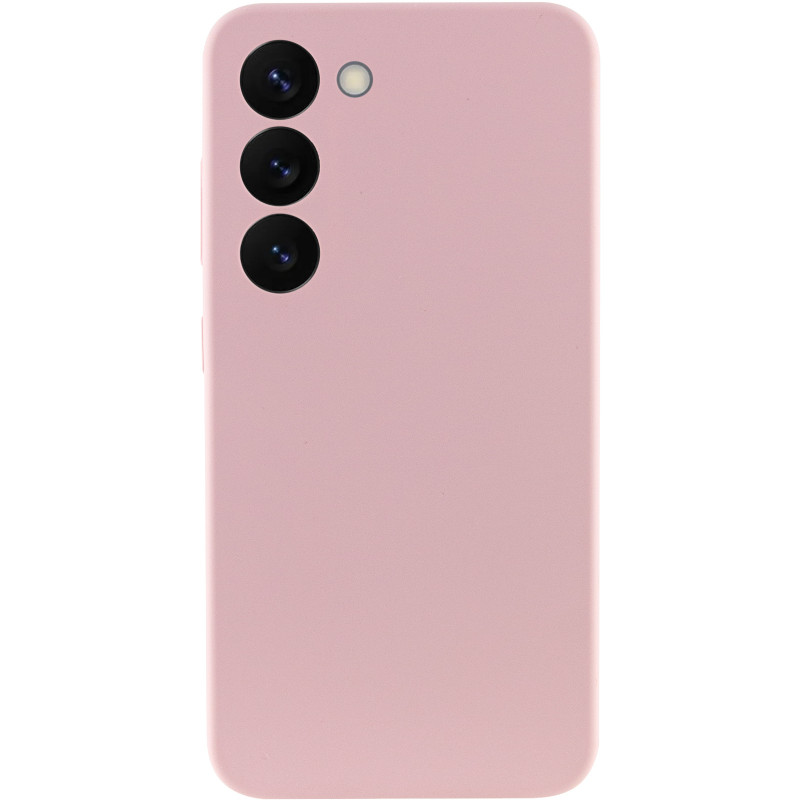 Замовити Чохол Silicone Cover Lakshmi Full Camera (AAA) на Samsung Galaxy S23 (Рожевий / Pink Sand) на vchehle.ua