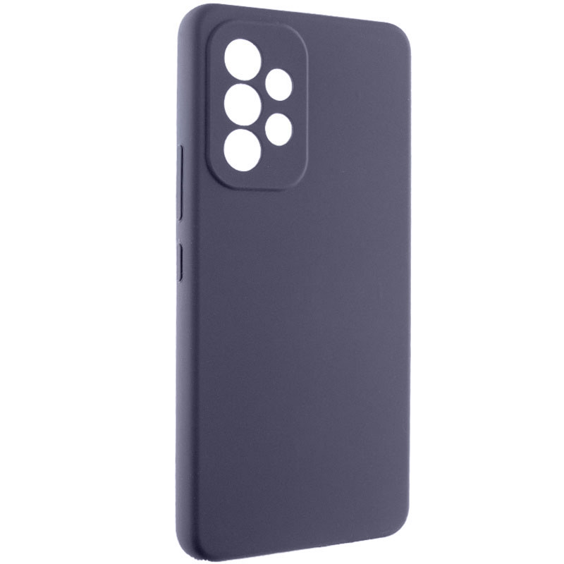 Чехол Silicone Cover Lakshmi Full Camera (AAA) для Samsung Galaxy A52 4G / A52 5G / A52s (Серый / Dark Gray)