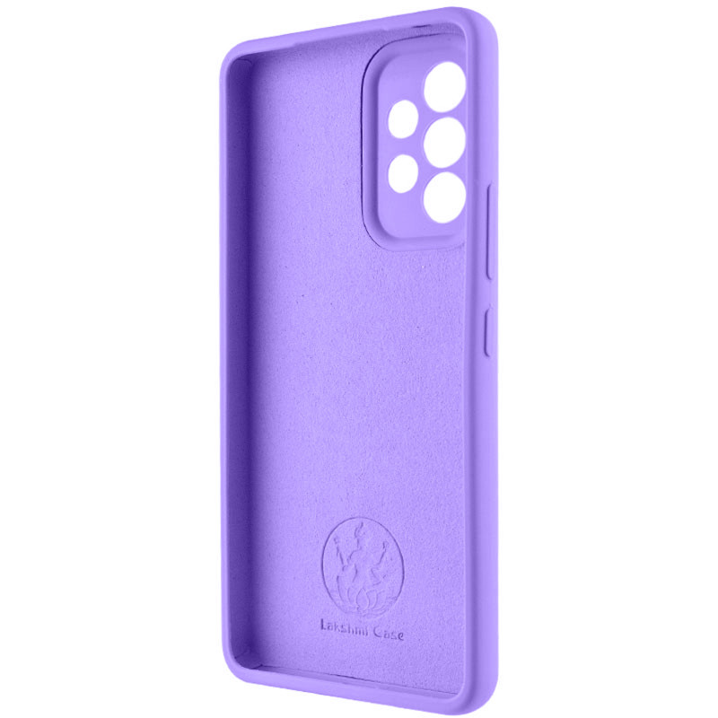 Чохол Silicone Cover Lakshmi Full Camera (AAA) на Samsung Galaxy A52 4G / A52 5G / A52s (Бузковий / Dasheen) в магазині vchehle.ua