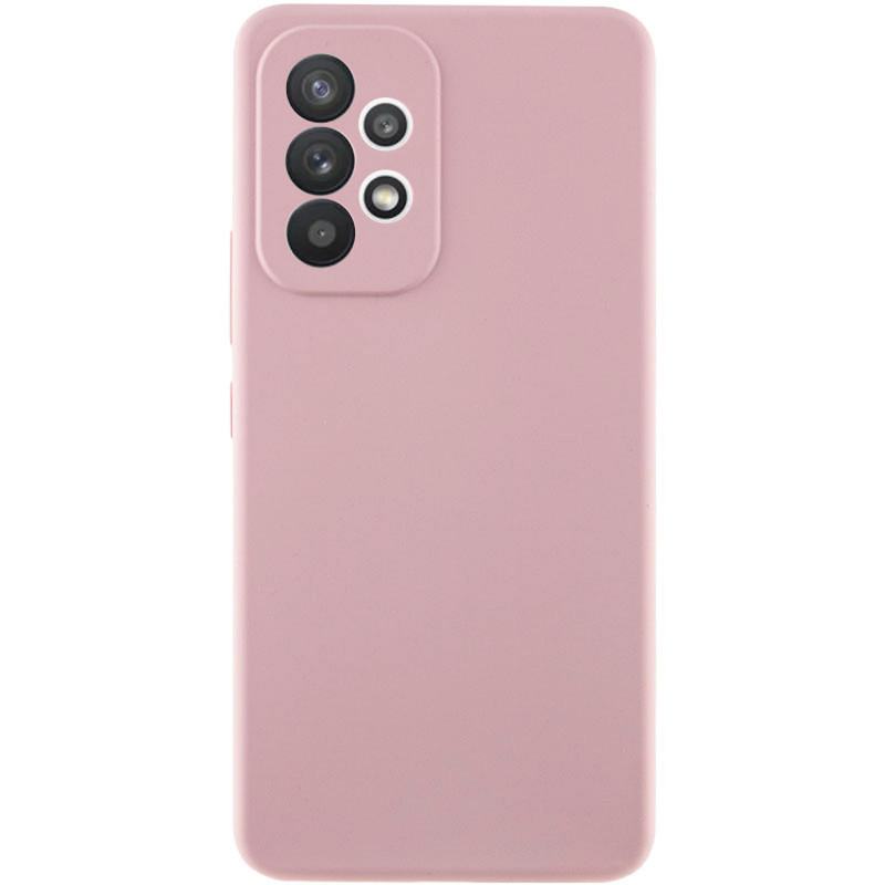 Фото Чохол Silicone Cover Lakshmi Full Camera (AAA) на Samsung Galaxy A53 5G (Рожевий / Pink Sand) на vchehle.ua