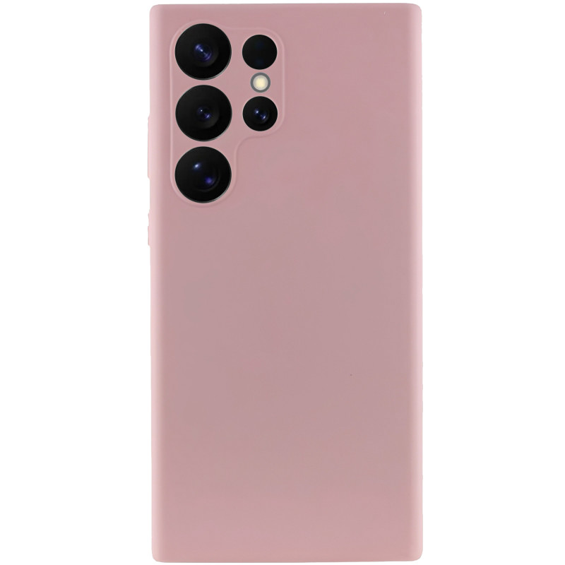 Фото Чохол Silicone Cover Lakshmi Full Camera (AAA) на Samsung Galaxy S24 Ultra (Рожевий / Pink Sand) на vchehle.ua