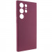 Фото Чехол Silicone Cover Lakshmi Full Camera (AAA) для Samsung Galaxy S25 Ultra (Бордовый / Plum) на vchehle.ua