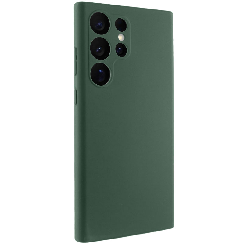 Чехол Silicone Cover Lakshmi Full Camera (AAA) для Samsung Galaxy S25 Ultra (Зеленый / Cyprus Green)