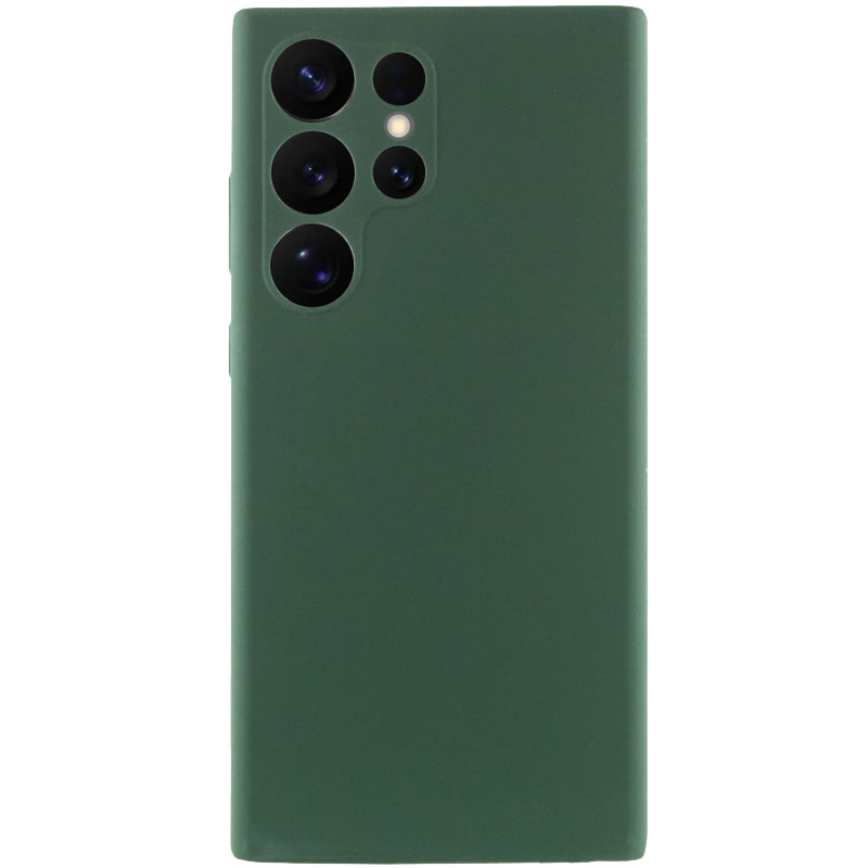 Фото Чехол Silicone Cover Lakshmi Full Camera (AAA) для Samsung Galaxy S25 Ultra (Зеленый / Cyprus Green) на vchehle.ua