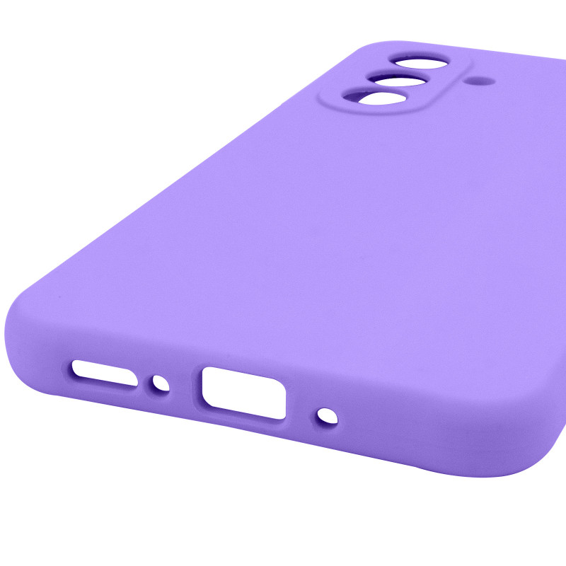 Купить Чехол Silicone Cover Lakshmi Full Camera (AAA) для Samsung Galaxy A56 5G (Сиреневый / Dasheen) на vchehle.ua