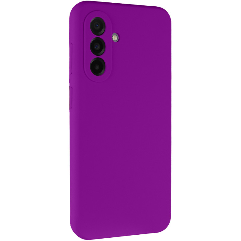 Чехол Silicone Cover Lakshmi Full Camera (AAA) для Samsung Galaxy A56 5G (Сливовый / Purple)