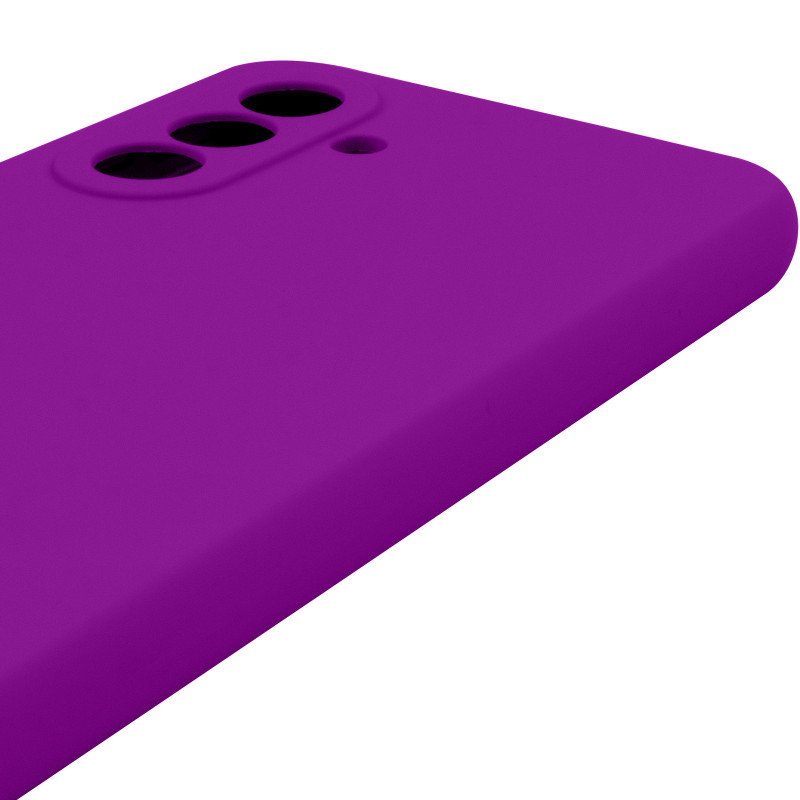 Чехол Silicone Cover Lakshmi Full Camera (AAA) для Samsung Galaxy A56 5G (Сливовый / Purple) в магазине vchehle.ua