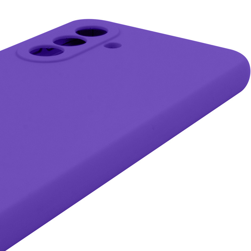 Чехол Silicone Cover Lakshmi Full Camera (AAA) для Samsung Galaxy A56 5G (Фиолетовый / Amethyst) в магазине vchehle.ua