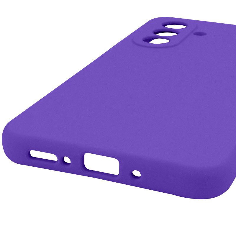 Купить Чехол Silicone Cover Lakshmi Full Camera (AAA) для Samsung Galaxy A56 5G (Фиолетовый / Amethyst) на vchehle.ua
