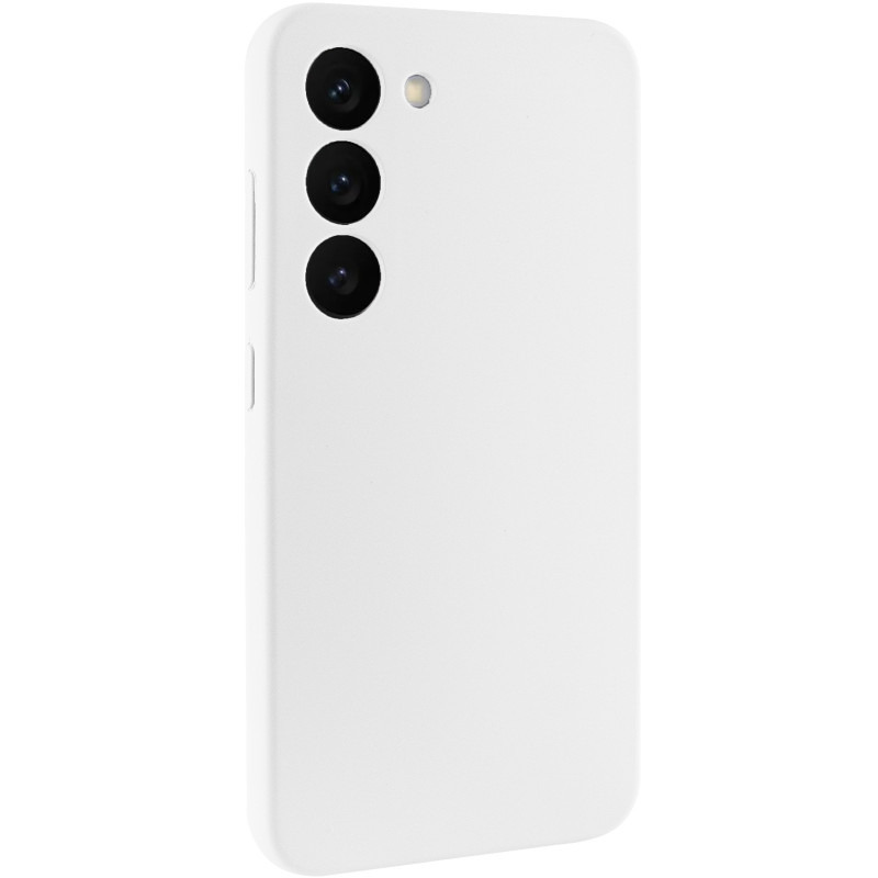 Чохол Silicone Cover Lakshmi Full Camera (AAA) на Samsung Galaxy S23 (Білий / White)