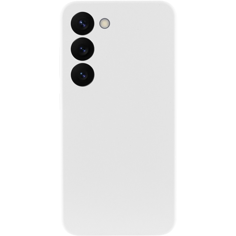 Фото Чохол Silicone Cover Lakshmi Full Camera (AAA) на Samsung Galaxy S23 (Білий / White) на vchehle.ua