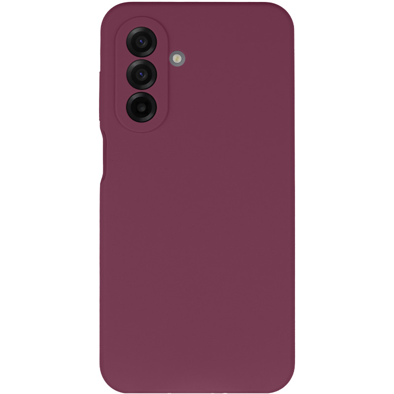 Фото Чохол Silicone Cover Lakshmi Full Camera (AAA) на Samsung Galaxy A17 4G/5G (Бордовий / Plum) на vchehle.ua