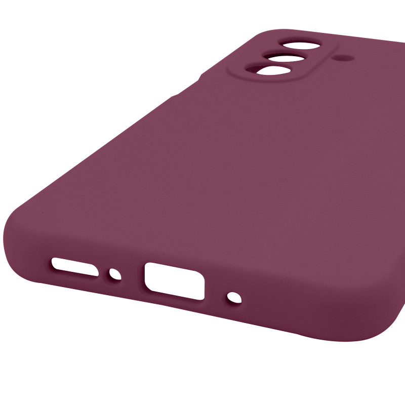 Купити Чохол Silicone Cover Lakshmi Full Camera (AAA) на Samsung Galaxy A17 4G/5G (Бордовий / Plum) на vchehle.ua