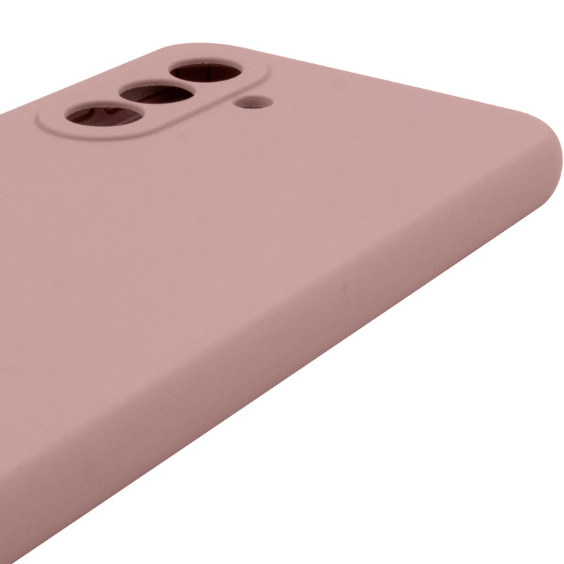 Чохол Silicone Cover Lakshmi Full Camera (AAA) на Samsung Galaxy A17 4G/5G (Рожевий / Pink Sand) в магазині vchehle.ua