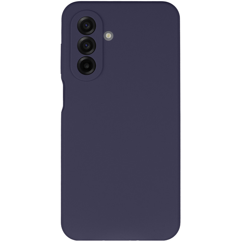 Фото Чохол Silicone Cover Lakshmi Full Camera (AAA) на Samsung Galaxy A17 4G/5G (Темно-синій / Midnight blue) на vchehle.ua