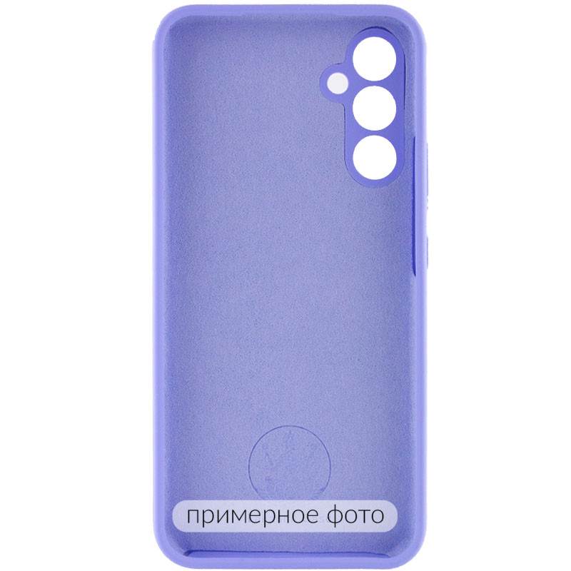 Фото Чехол Silicone Cover Lakshmi Full Camera (AAA) для Samsung Galaxy A12 (Сиреневый / Dasheen) в магазине vchehle.ua