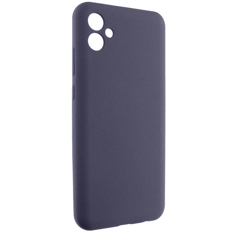 Чехол Silicone Cover Lakshmi Full Camera (AAA) для Samsung Galaxy A08 / A07 4G (Серый / Dark Gray)
