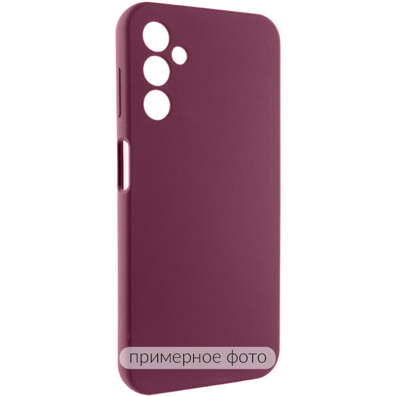 Чохол Silicone Cover Lakshmi Full Camera (AAA) на Xiaomi Poco X8 Pro (Бордовий / Plum)