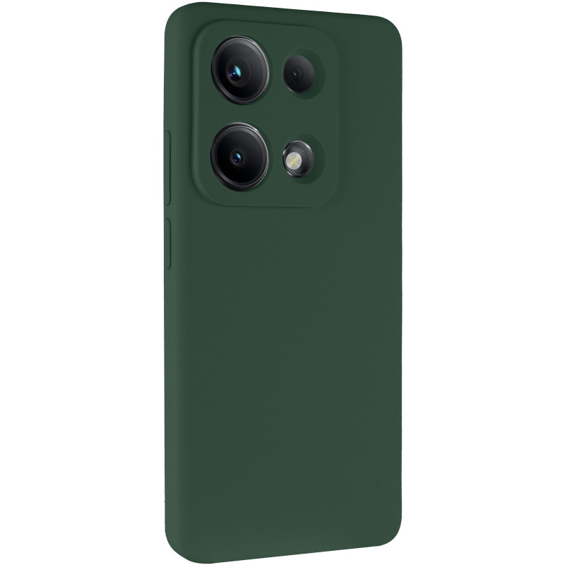 Чехол Silicone Cover Lakshmi Full Camera (AAA) для Xiaomi Redmi Note 14S (Зеленый / Cyprus Green)