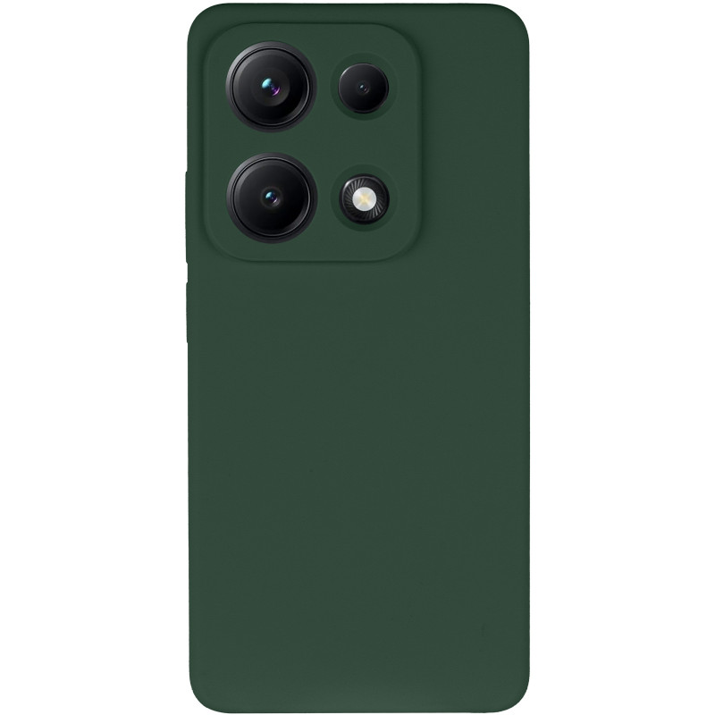 Фото Чехол Silicone Cover Lakshmi Full Camera (AAA) для Xiaomi Redmi Note 14S (Зеленый / Cyprus Green) на vchehle.ua