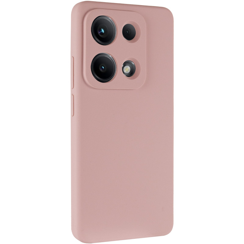 Чехол Silicone Cover Lakshmi Full Camera (AAA) для Xiaomi Redmi Note 14S (Розовый / Pink Sand)