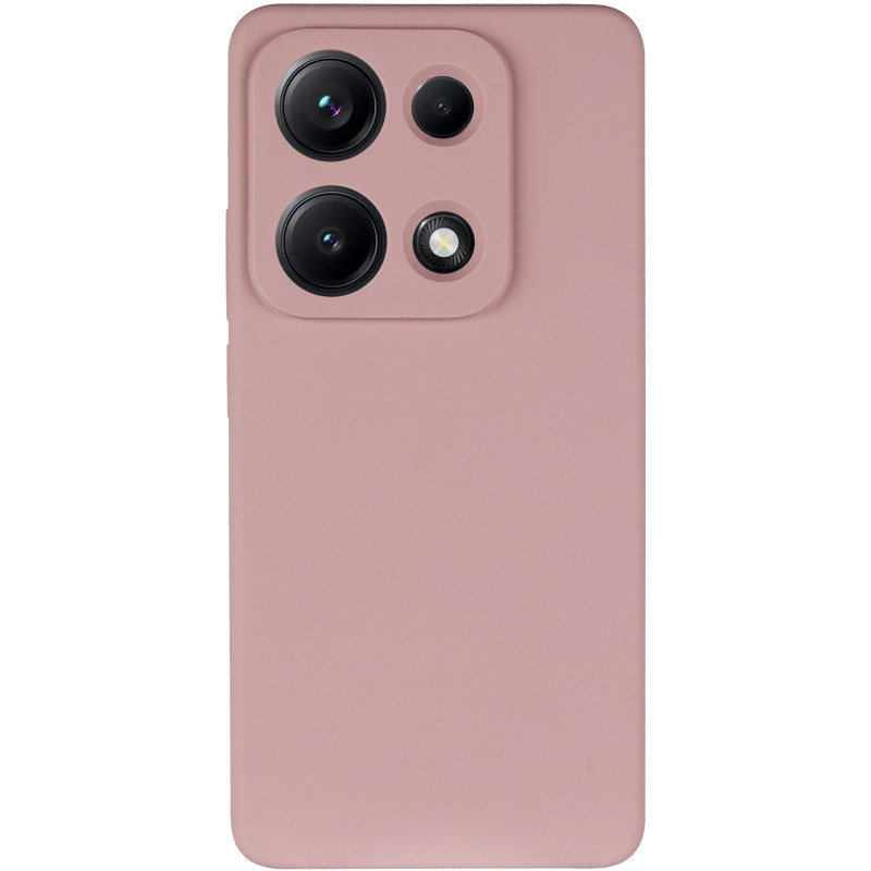 Фото Чехол Silicone Cover Lakshmi Full Camera (AAA) для Xiaomi Redmi Note 14S (Розовый / Pink Sand) на vchehle.ua