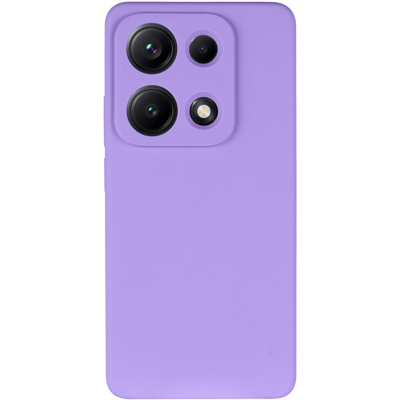 Фото Чехол Silicone Cover Lakshmi Full Camera (AAA) для Xiaomi Redmi Note 14S (Сиреневый / Dasheen) на vchehle.ua